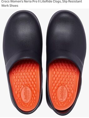 Crocs Women's Neria Pro II LiteRide Clogs, Slip Resistant Work Clogs